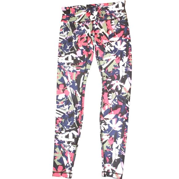 Lululemon Pants - Lululemon Blooming Pixie Leggings Abstract Print Women Size 10